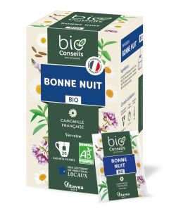 Infusion Bonne nuit BIO, 20 sachets